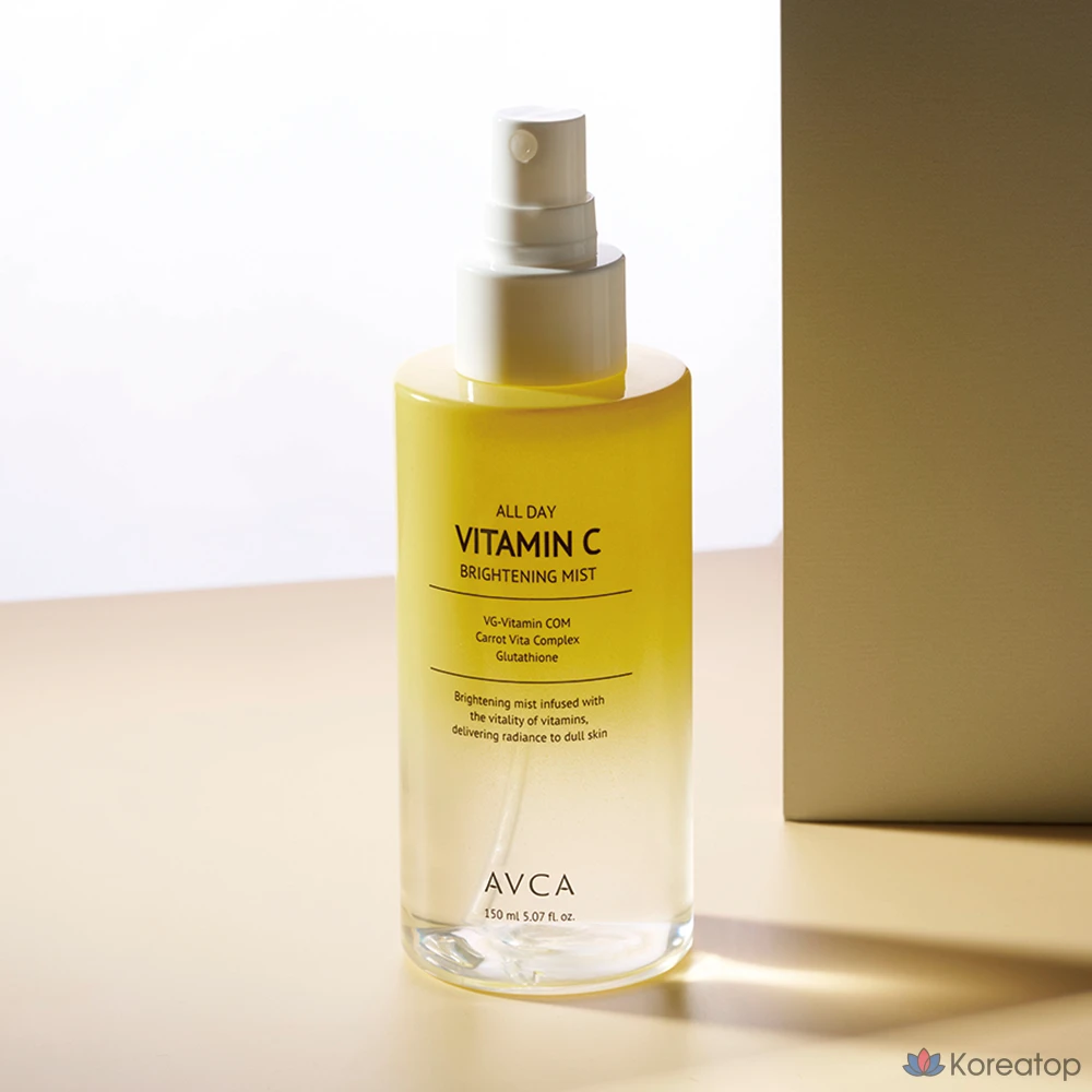 Спрей для лица AVCA All Day Vitamin C Whitening Mist, 150 мл, 1 шт.