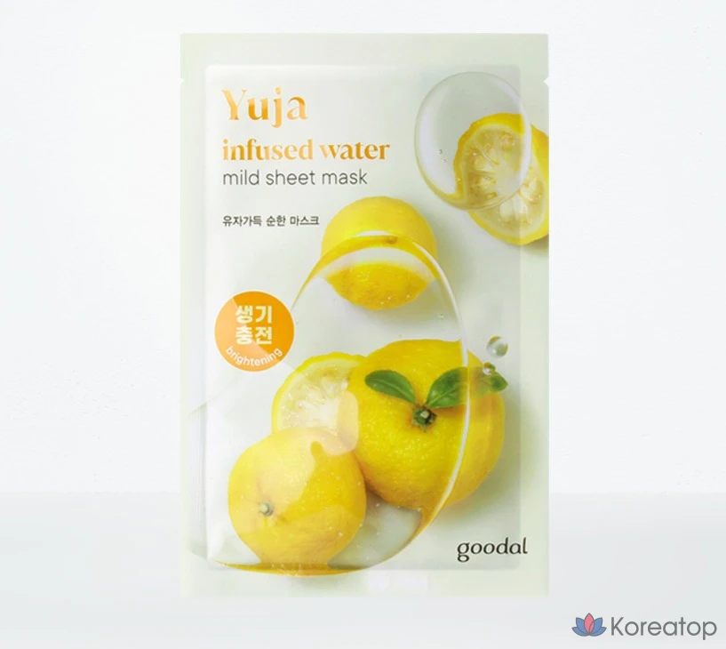 Тканевая маска для лица Goodal Yuja Gadeuk Mild Mask, 1 шт.
