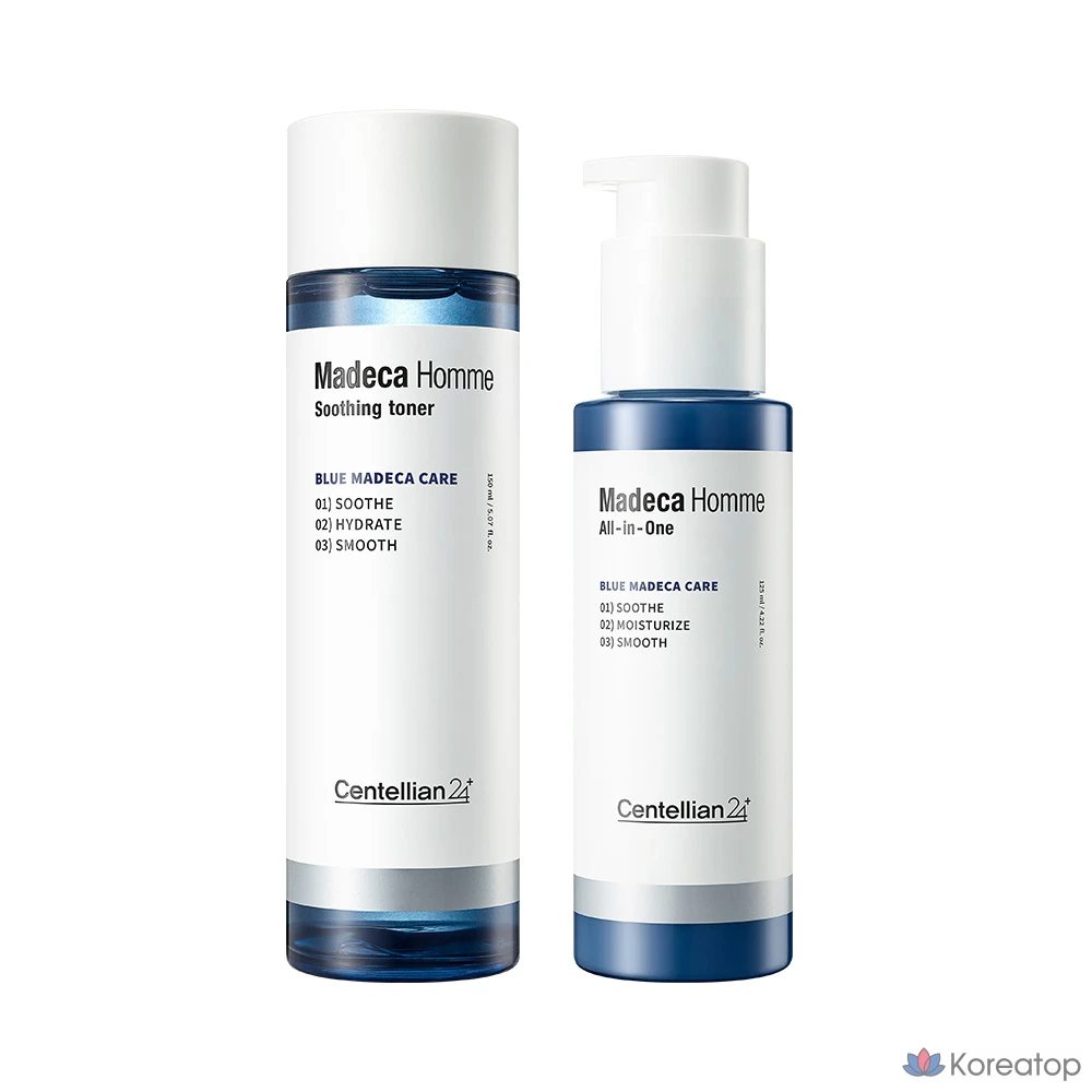 Набор для ухода Centellian24 Homme 2-piece Set (Toner 150 мл + All-in-One 125 мл), 1 шт.