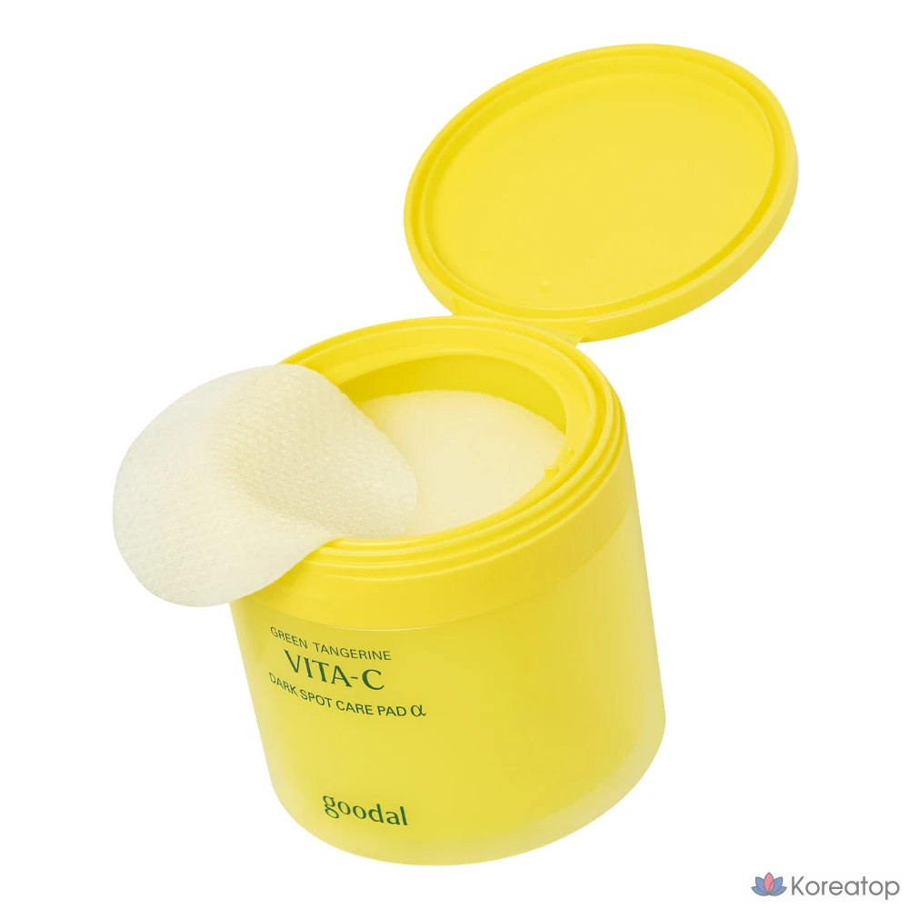 Тонер-пэды Goodal Green Tangerine Vita C Dark Spot Care Toner Pads (AD), 70 шт.