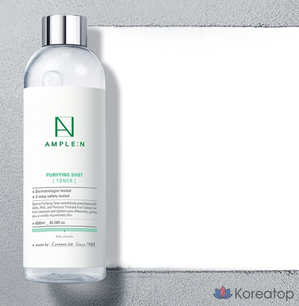 Тонер AMPLE:N Purifying Shot Toner, 600 мл, 1 шт.