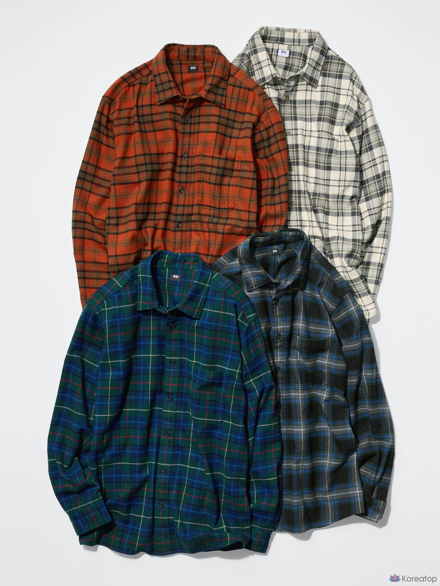 Рубашка фланелевая Uniqlo Tartan Check A
