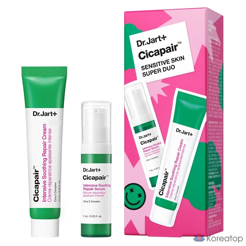 Тонер Dr. Jart+ Cicapair Sensitive Skin Super Duo 2-piece Set, 1 шт.