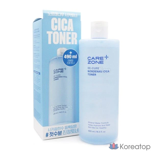 Тонер Carezone Liqueur Nordenau Cica, 490 мл, 1 шт.