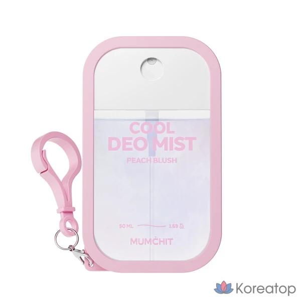 Охлаждающий спрей для лица MUMCHIT Cool Deo Mist Peach Blush, 50 мл, 1 шт.