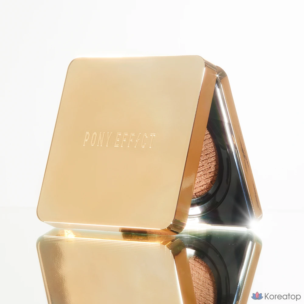 Кушон Pony Effect Coverstay Cushion Foundation EX (основа + рефил), оттенок Warm 21 Natural Ivory, 15 г + 15 г, 1 шт.
