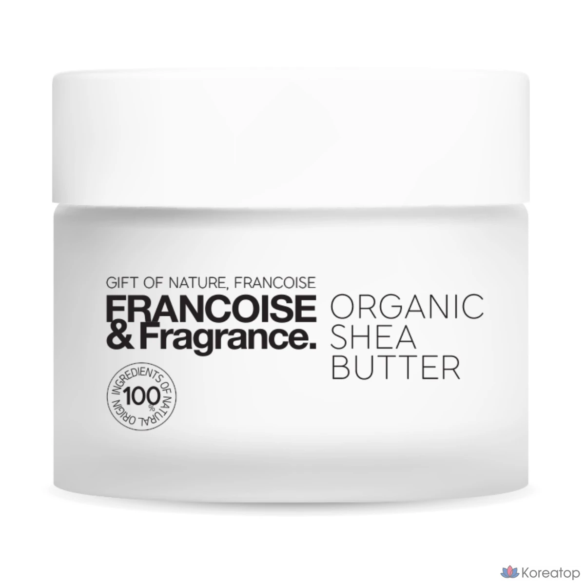 Бальзам для губ Francoise&fragrance Organic Shea Butter, 100 г, 1 шт.