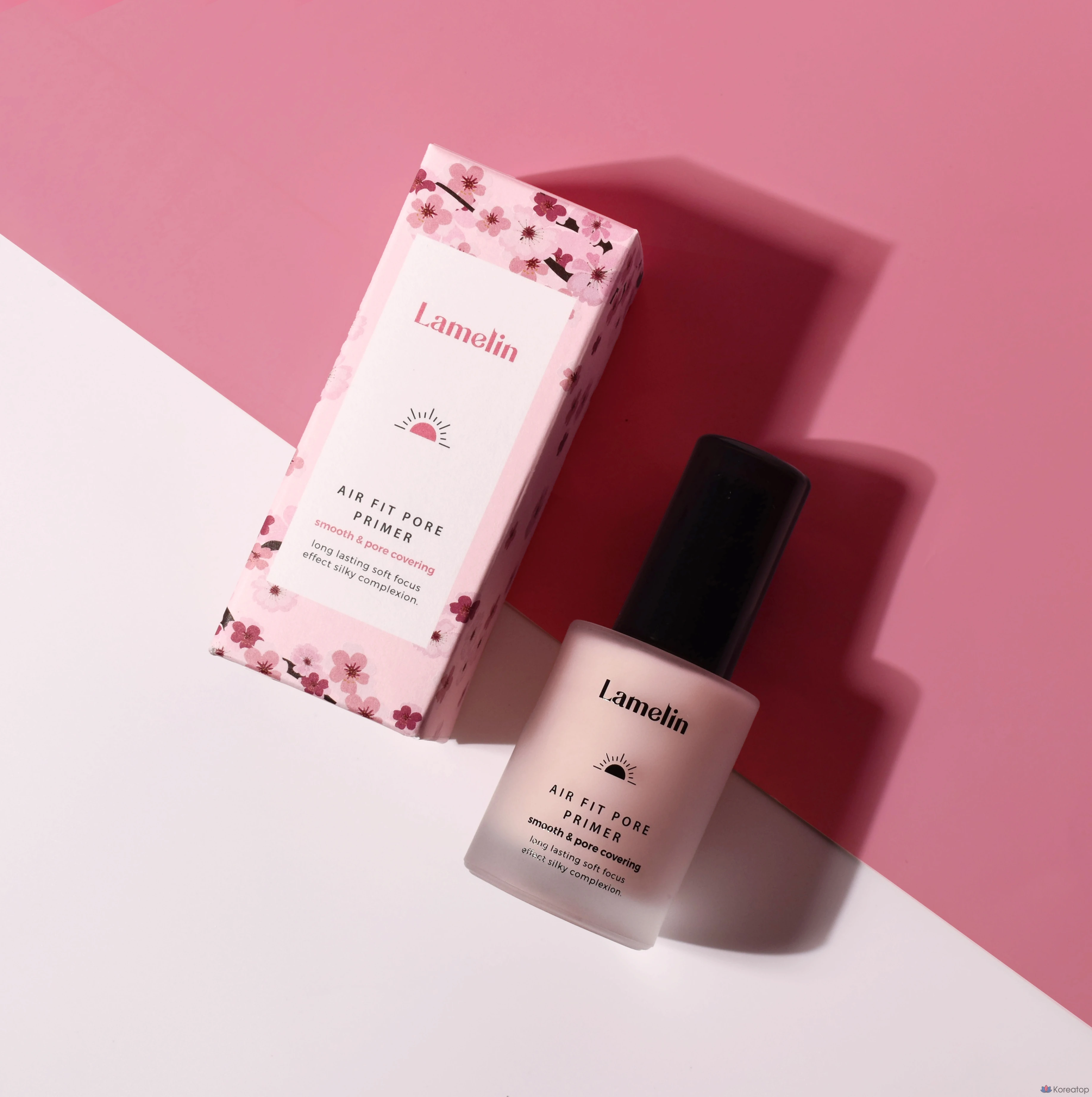 Праймер для лица Lamelin Air Fit Pore Primer, оттенок Pink, 40 мл, 1 шт.