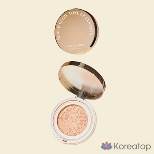 Кушон Marshique Serum Glow Tone Up Sun Cushion SPF50+ PA++++, 12 г, 1 шт.
