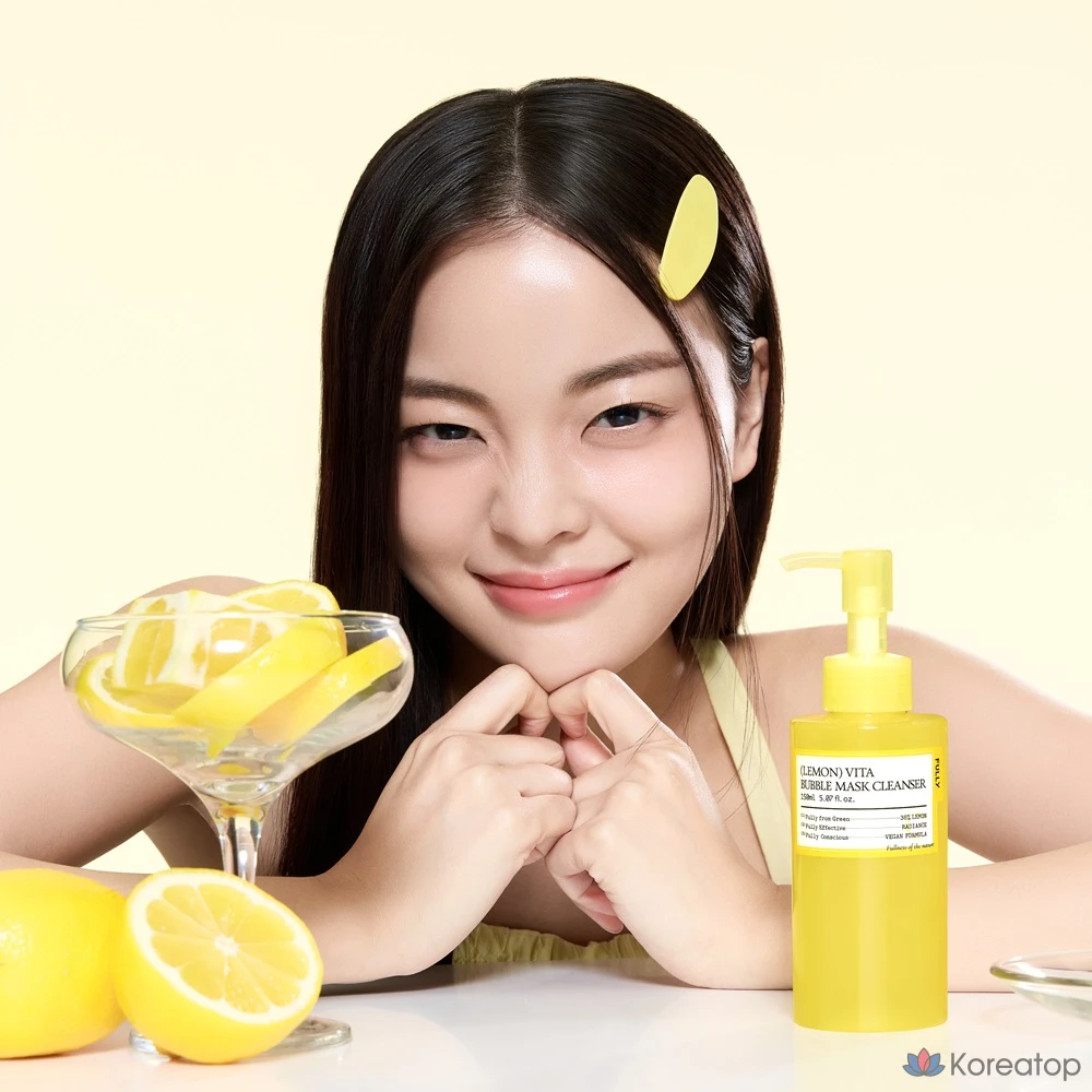 Очищающая пенка FULLY Lemon Vita Bubble Pack Cleanser, 150 мл, 1 шт.
