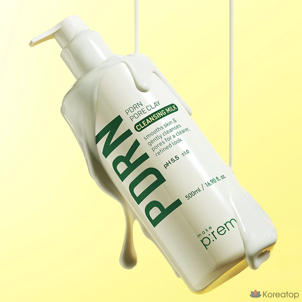 Очищающее молоко MAKE P:REM PDRN Pore Clay Cleansing Milk, 500 мл, 1 шт.