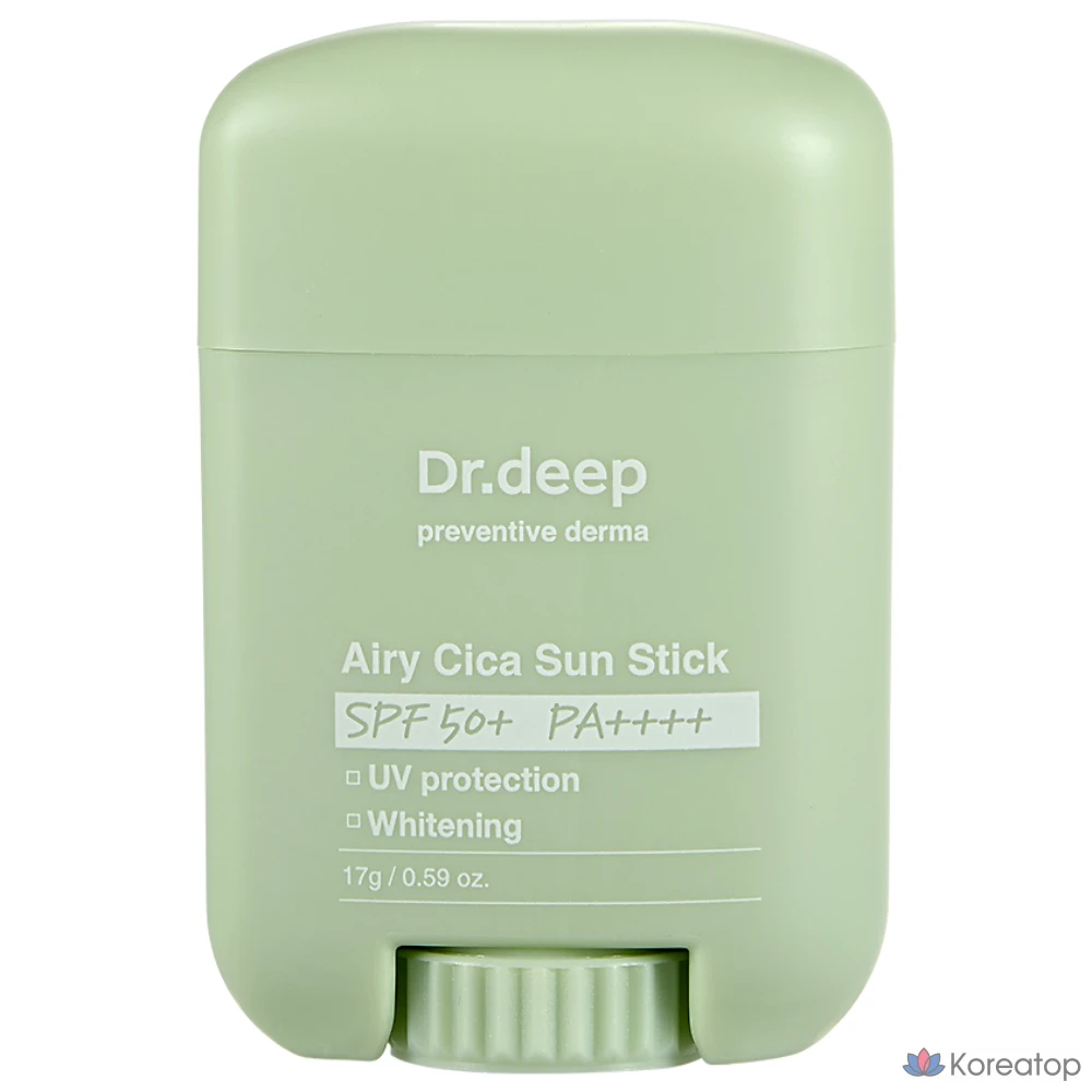 Солнцезащитный стик Dr. Deep Airy Cica Sun Stick, 17 г, 1 шт.