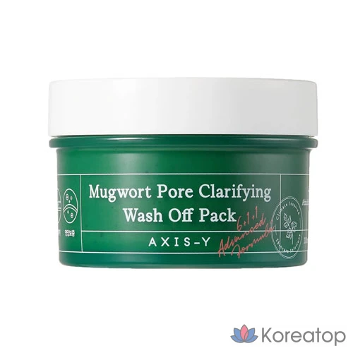 Вош-офф маска для лица Axis-Y Mugwort Pore Clarifying Wash Off Pack, 1 шт.