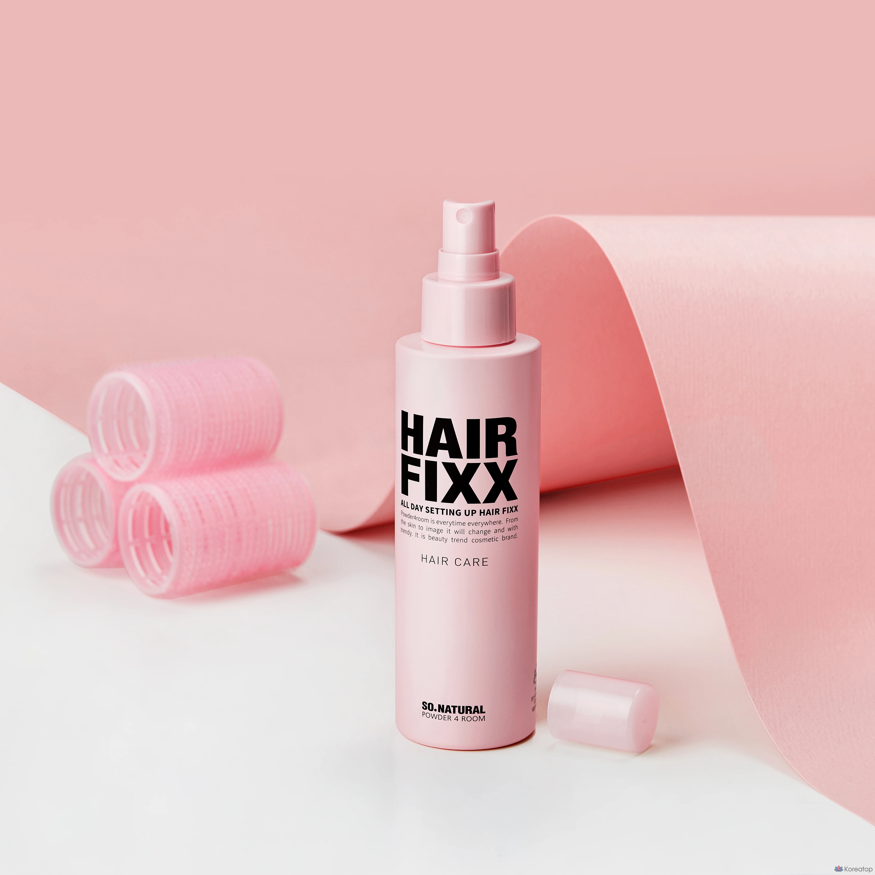 Спрей-фиксатор для волос So Natural Powder Room All Day Setting Up Hair Spray, 155 мл, 1 шт.