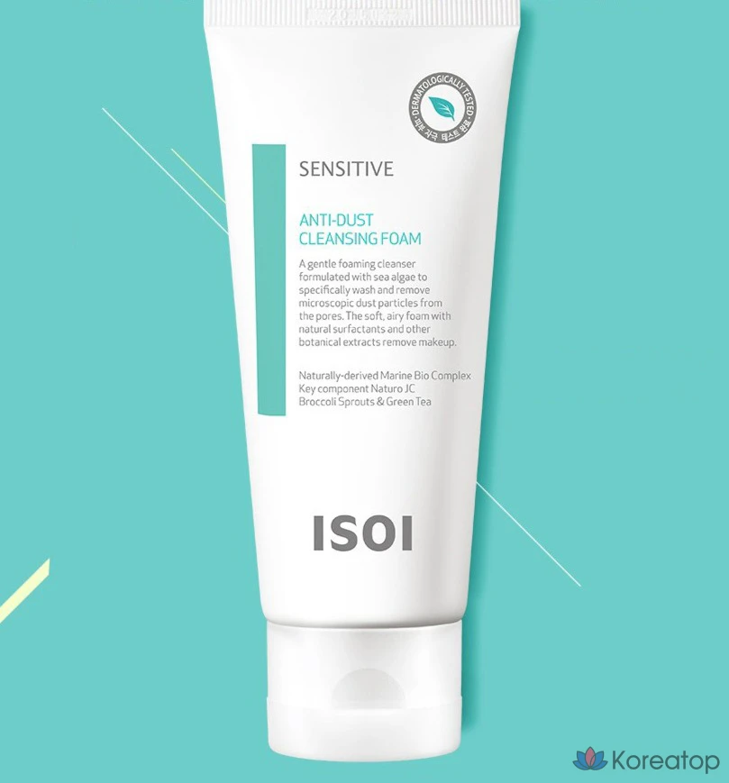 Очищающая пенка Isoi Sensitive Anti Dust Cleansing Foam, 100 мл, 1 шт.