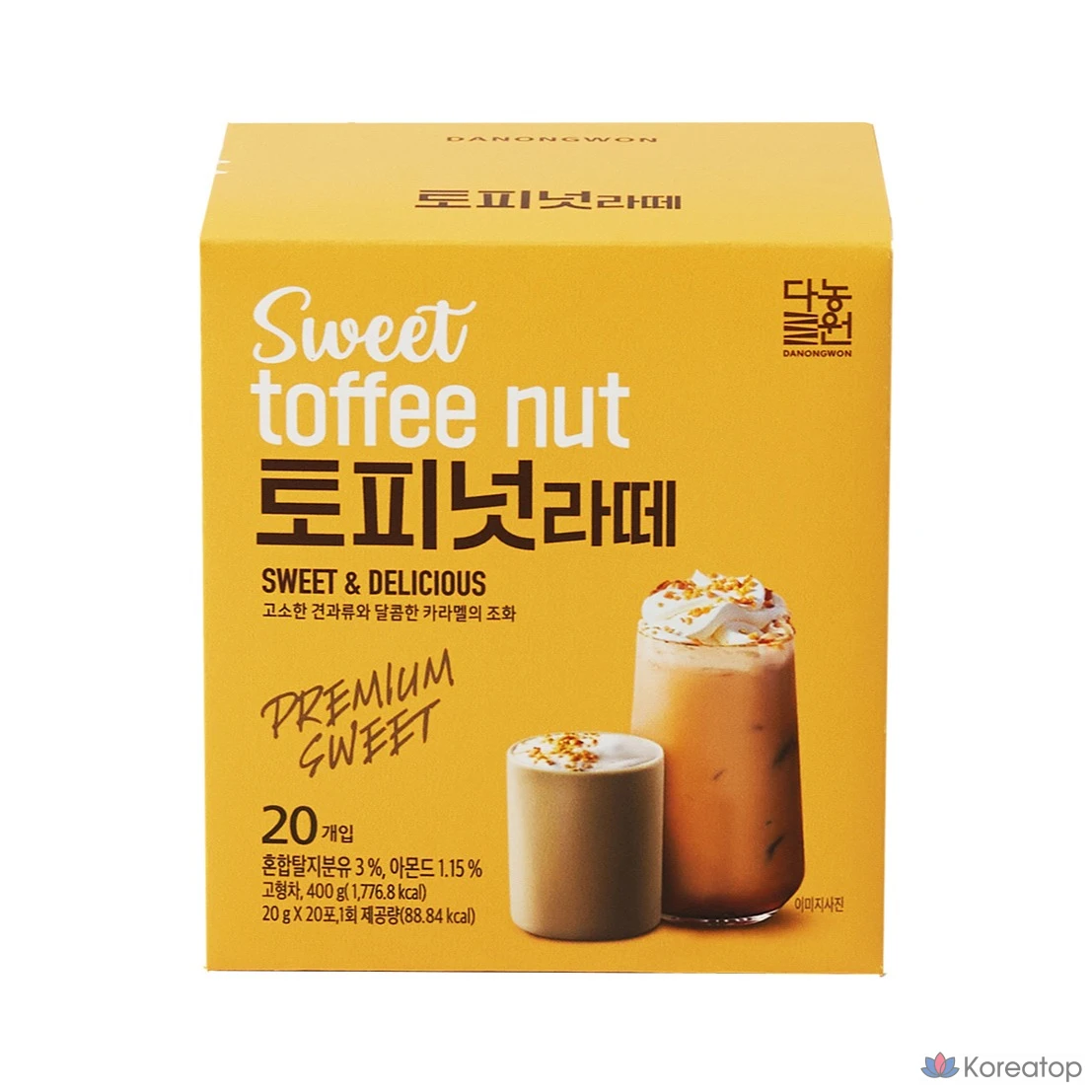 Латте Danongwon Toffee Nut Latte, 20 г, 20 шт.