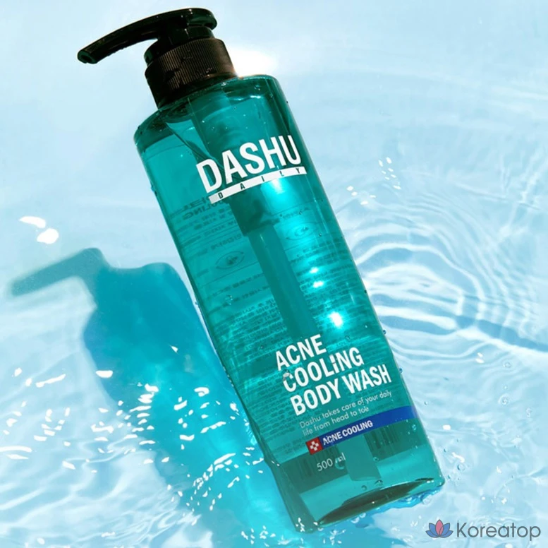 Гель для душа DASHU Daily Acne Cooling Body Wash, 500 мл, 1 шт.