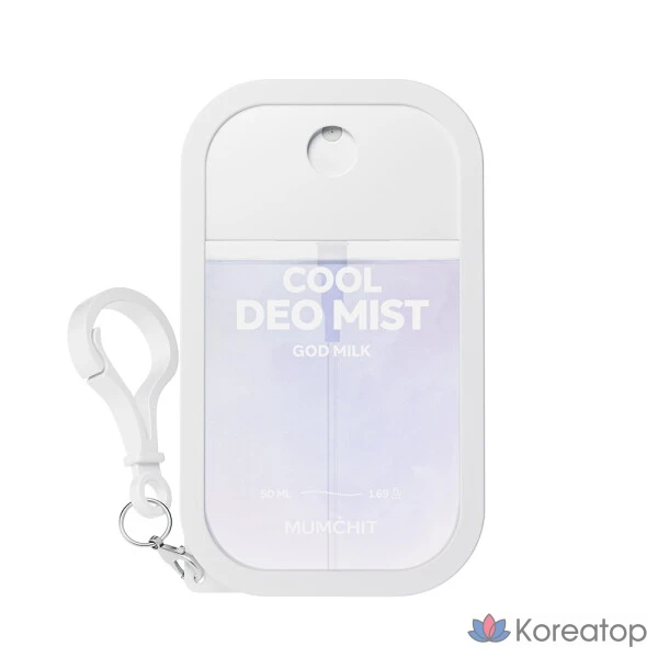 Охлаждающий спрей для тела MUMCHIT Cool Deo Mist God Milk, 50 мл, 1 шт.