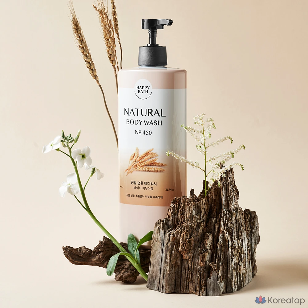 Гель для душа Happy Bath Natural Really Mild Body Wash Baby Powder, 900 г, 1 шт.