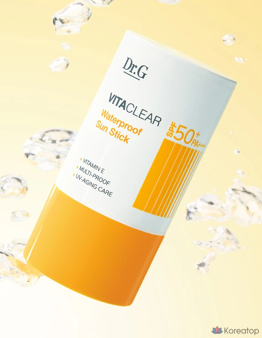 Солнцезащитный стик Dr. G Vita Clear Waterproof Sun Stick SPF50+ PA++++, 21 г, 1 шт.