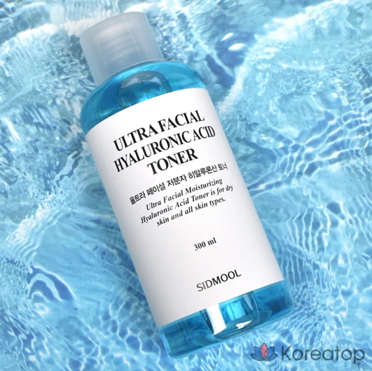 Тонер Sidmool Ultra Facial Moisturizing Low Molecular Hyaluronic Acid, 300 мл, 1 шт.