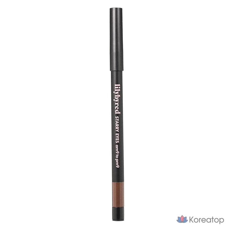 Гелевый лайнер для глаз Lilybyred Stareyes 9to9, оттенок Walnut Brown, 0.5 г, 1 шт.