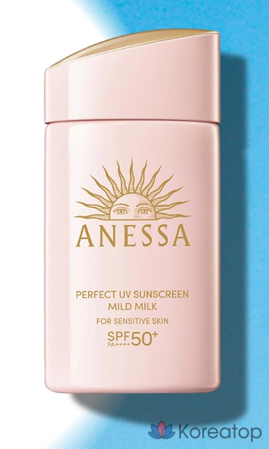 Солнцезащитный крем Anessa Perfect UV Sunscreen Mild Milk NA SPF50+ PA++++, 60 мл, 1 шт.
