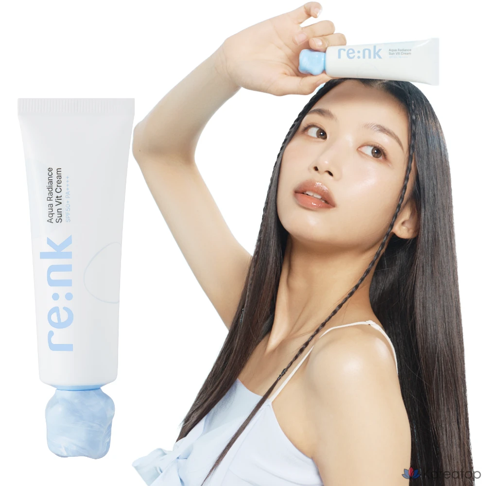 Солнцезащитный крем Re:Nk Aqua Radiance Sun Cream SPF50+ PA++++, 50 мл, 1 шт.