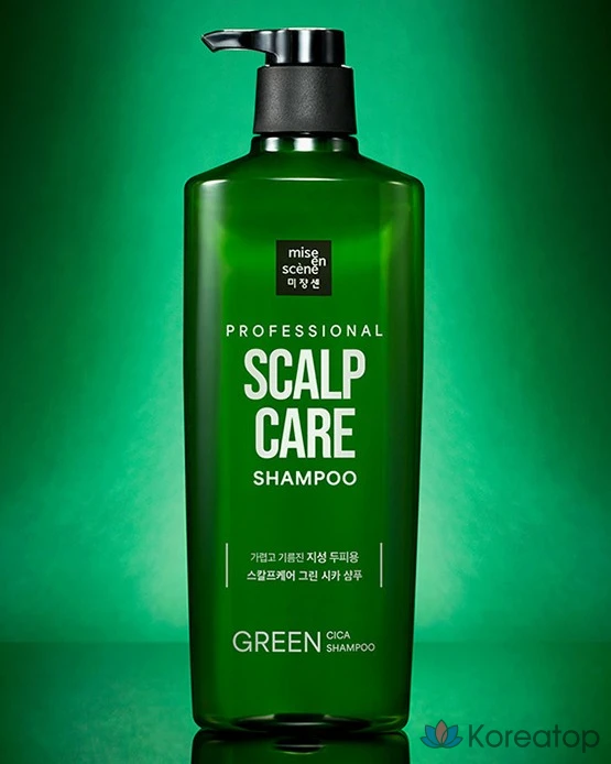 Шампунь Mise en Scene Scalp Care Green Tea Shampoo, 680 мл, 1 шт.