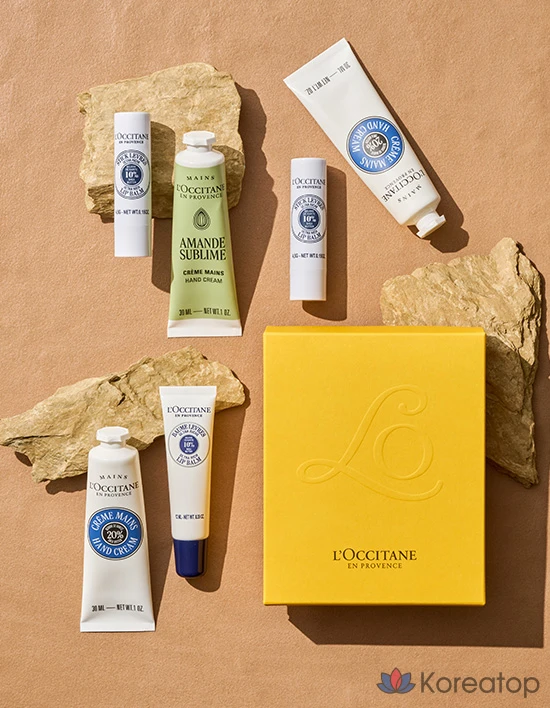 Крем для рук и бальзам для губ Loccitane Shea Butter Hand Cream &amp; Shea Lip Balm Duo (Karite Confort), 2 шт.