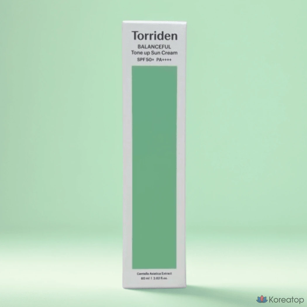 Солнцезащитный крем Torriden Cica Tone-up Balanceful, 60 мл, 1 шт.