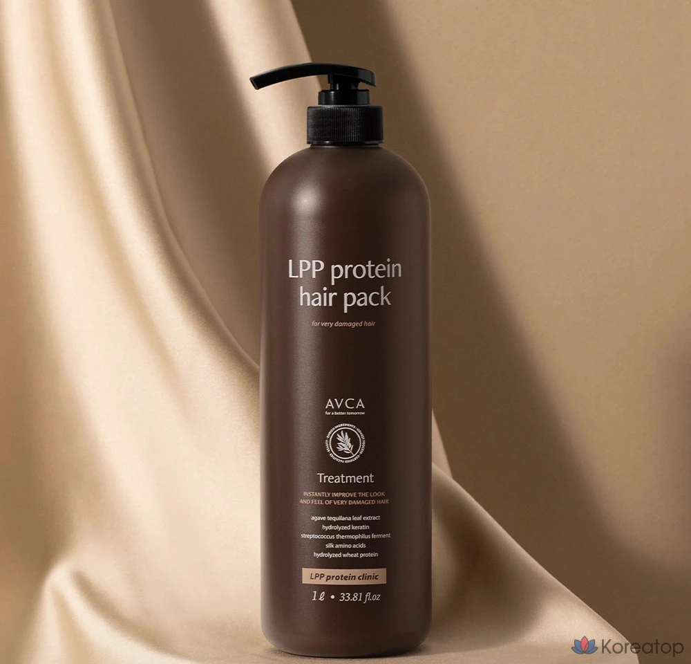 Восстанавливающий уход AVCA LPP Protein Hair Pack Treatment, 1 л, 1 шт.