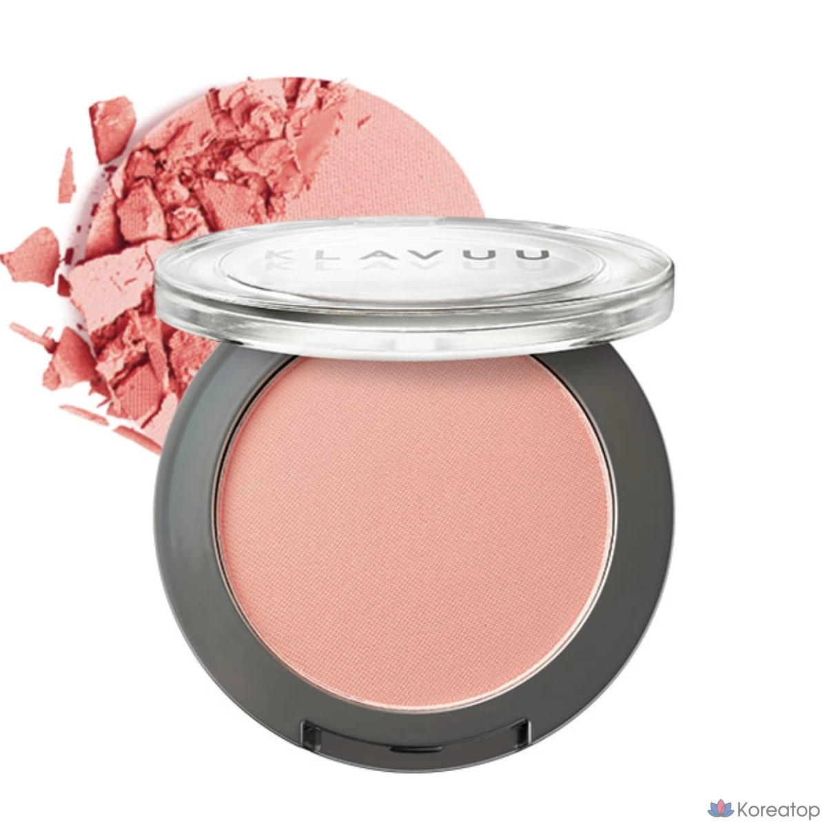 Пудра-румяна Klavuu Natural Powder Blusher, оттенок Angora Pink, 5.5 г, 1 шт.