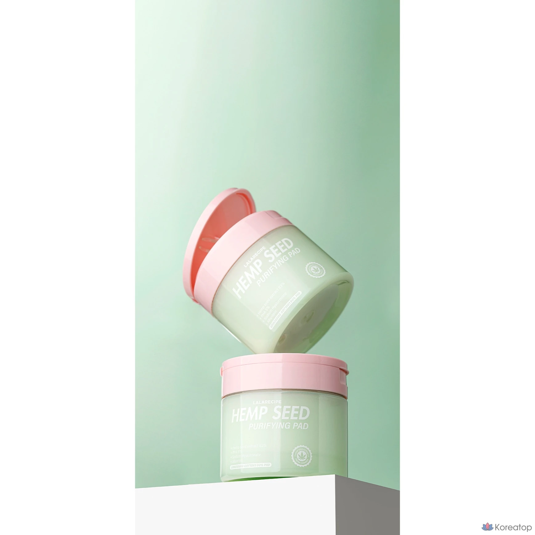 Тонер-пэды LALARECIPE Hemp Seed Toner Pad, 70 шт.