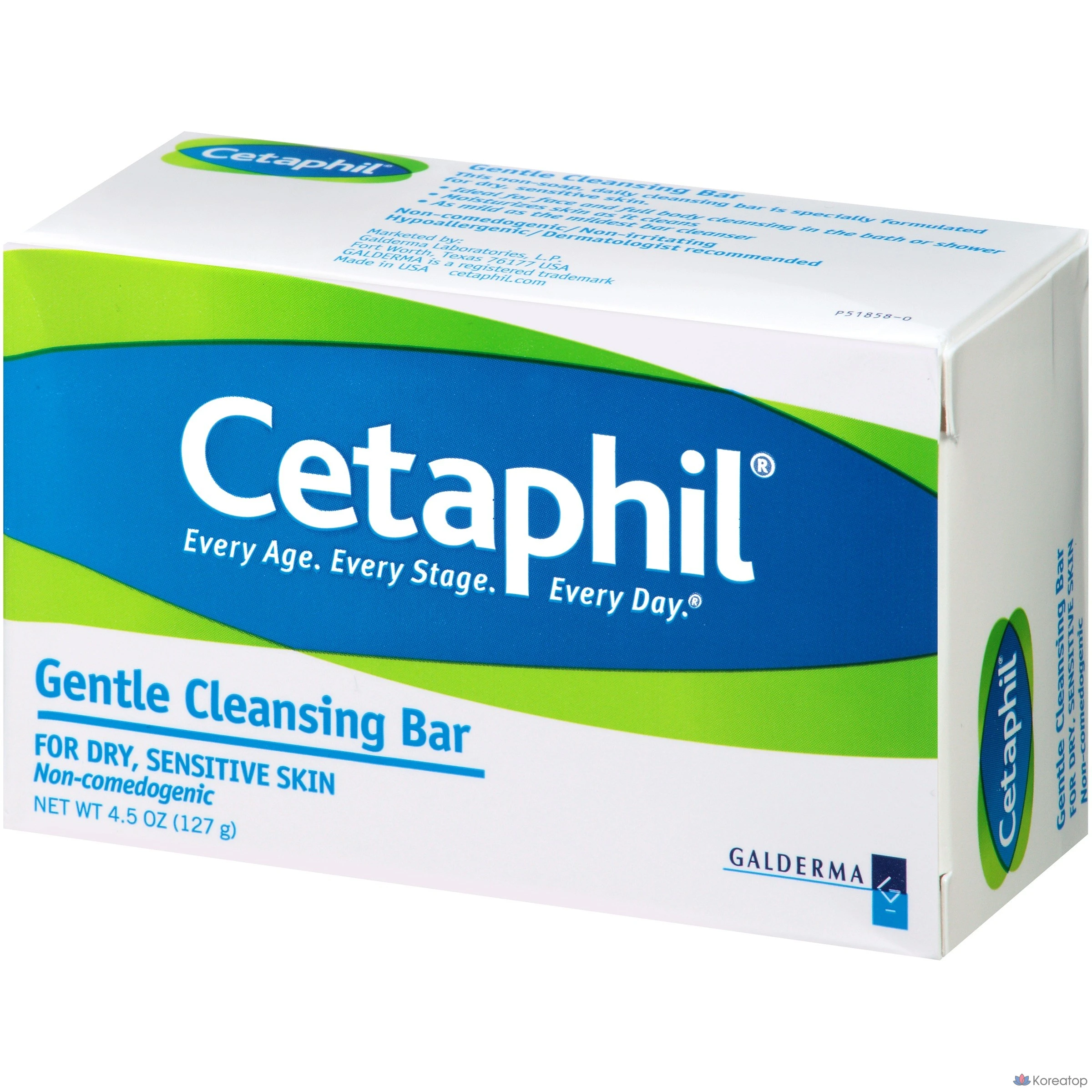 Очищающий брусок Cetaphil Gentle Cleansing Bar, 127 г, 1 шт.