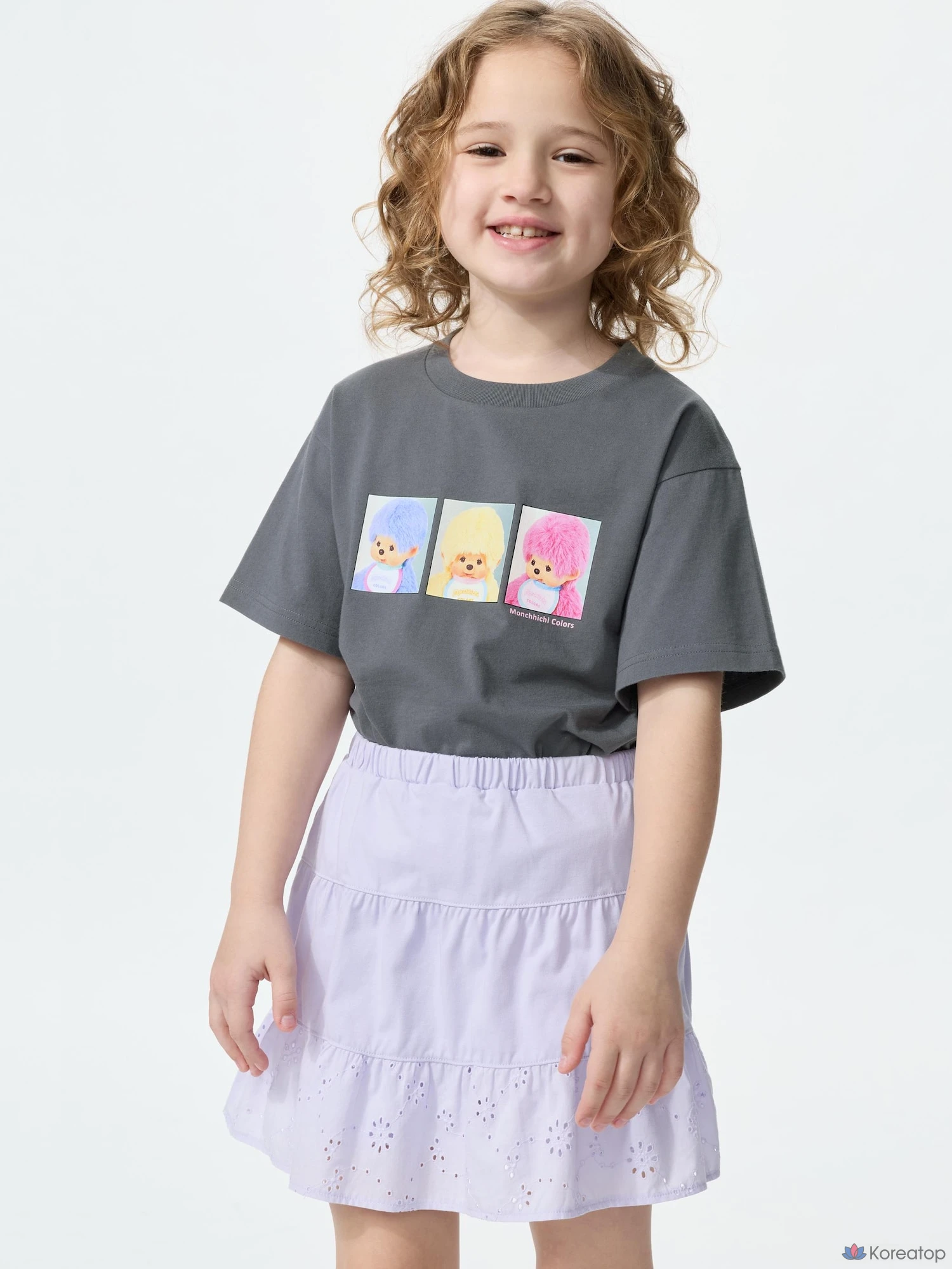 Футболка детская Uniqlo Monchhichi UT Graphic T-Shirt