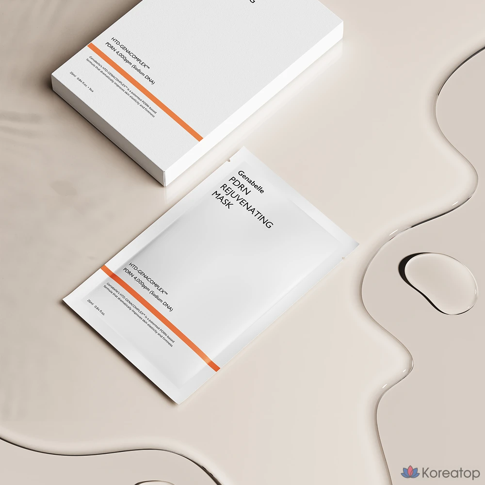 Тканевая маска для лица Genabelle PDRN Salmon Injection Mask, 5 шт.