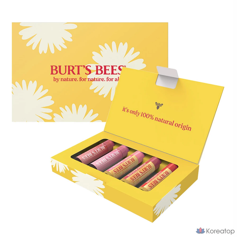 Бальзам для губ Burt's Bees Lovely Lip Balm Set, 5 шт.