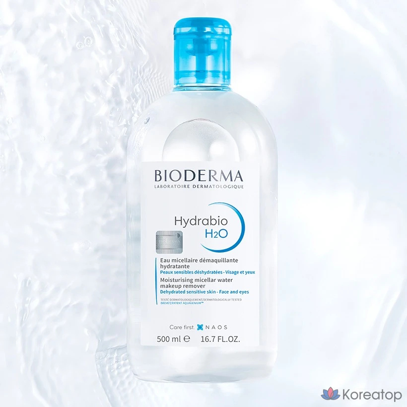 Гидрофильное масло Bioderma Hydrabio H2O Cleansing Water, 500 мл, 1 шт.