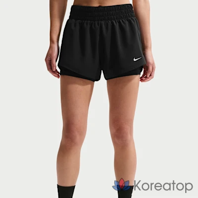 Шорты женские Nike Dri-FIT One Mid-Rise 3-Inch 2-in-1 Shorts