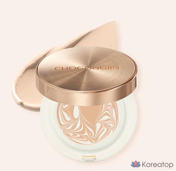 Кушон Chogongjin Essence Pact Cushion, оттенок 23C Sand, 15 г, 1 шт.