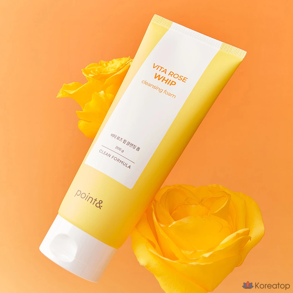 Пенка для умывания Point&amp; Vita Rose Whip Cleansing Foam, 200 г, 1 шт.