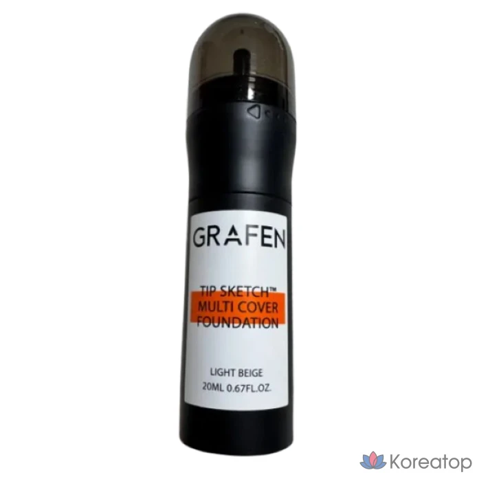Кушон для лица GRAFEN Tip Sketch Natural Men Concealer Stick Foundation, оттенок 21 Light Beige, SPF50+ PA++++, 1 шт.