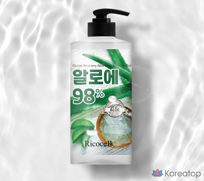 Успокаивающий гель с алоэ Ricocell Nature Recovery Aloe Soothing Gel EX, 1 л, 1 шт.