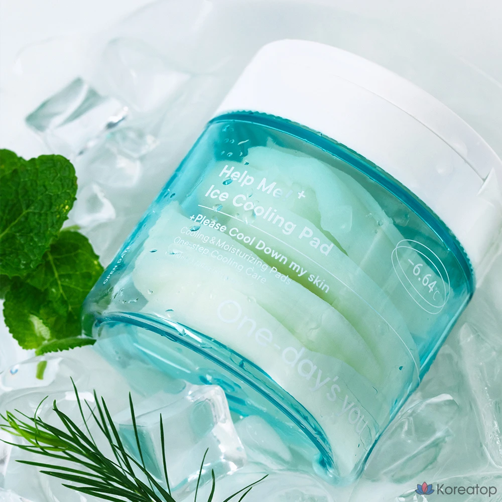 Пэды для ухода за кожей вокруг глаз One-Day's You Help Me Ice Cooling Pads, 80 шт.