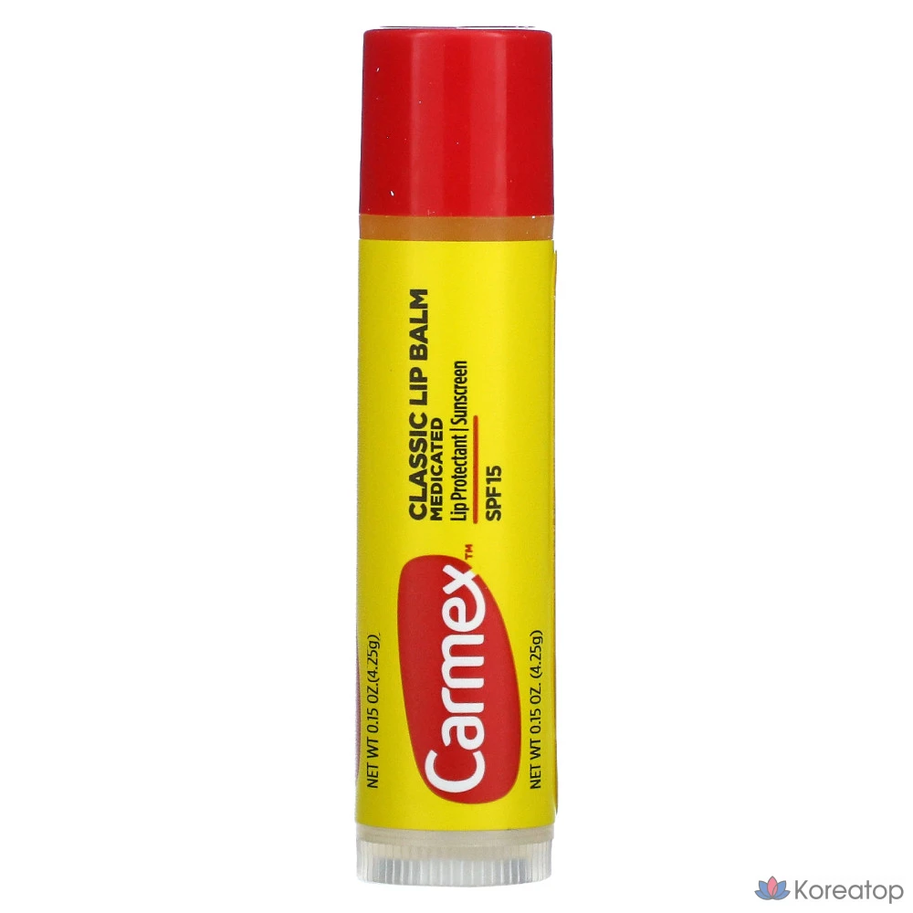Бальзам для губ Carmex Classic Medicated SPF 15, 4.25 г, 3 шт.