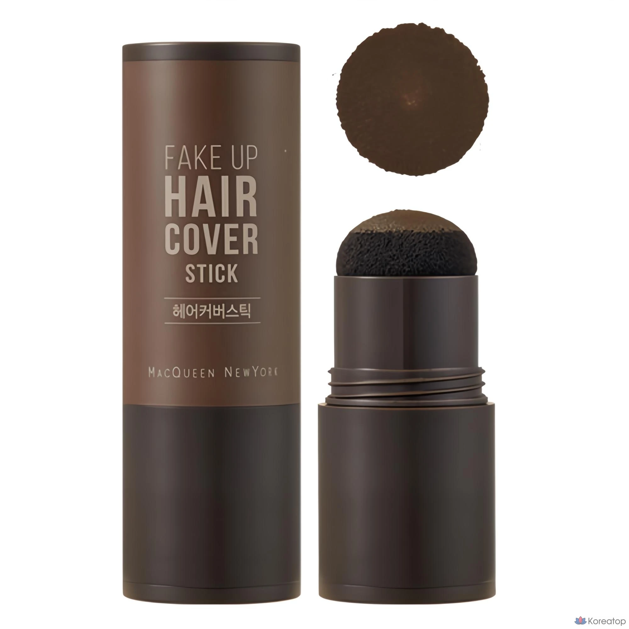 Стик для маскировки волос Mqny Fake Up Hair Cover Stick, оттенок Dark Brown, 2.5 г, 1 шт.