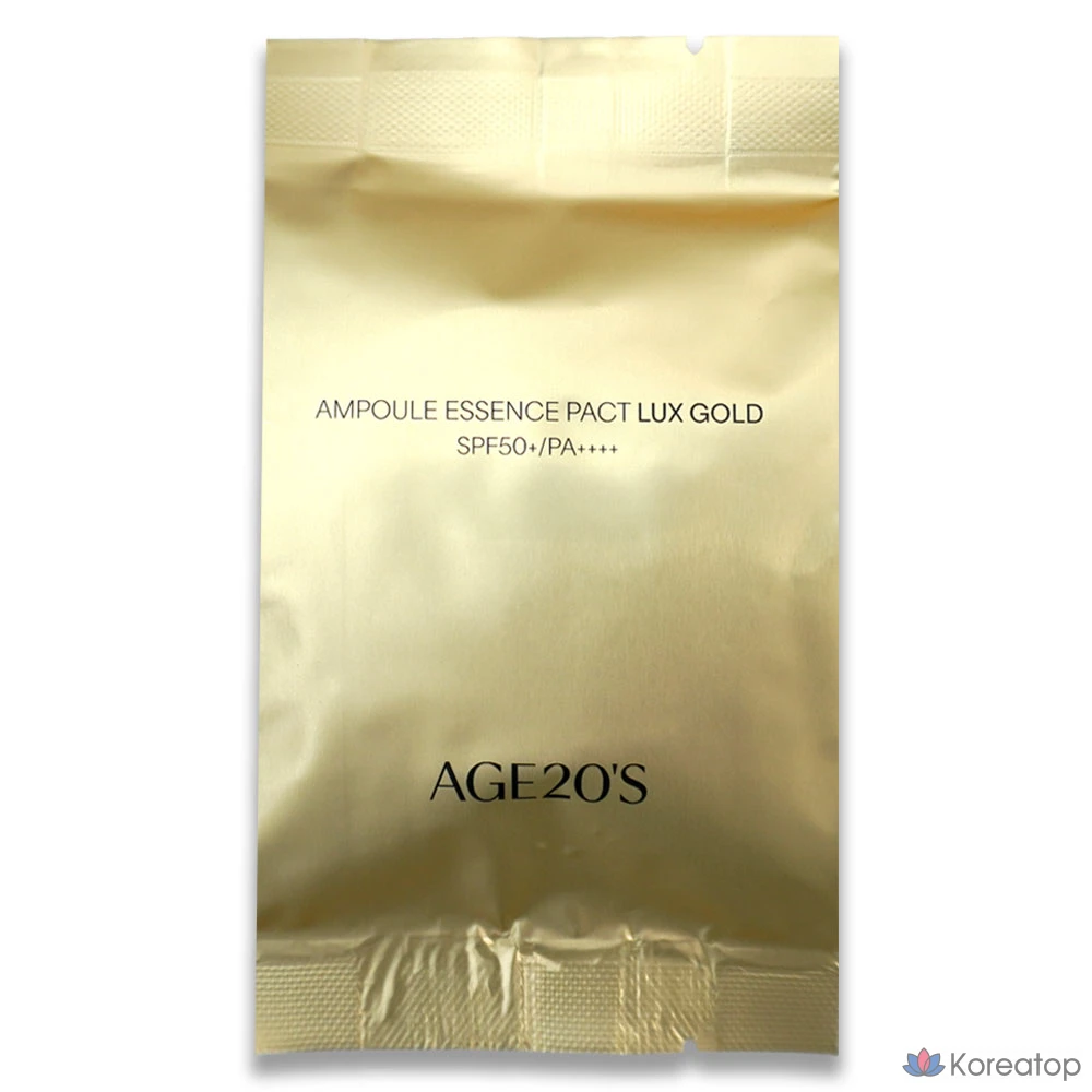 Компактная пудра-рефилл AGE 20s Ampoule Essence Pact Lux Gold, оттенок 21, 1 шт.