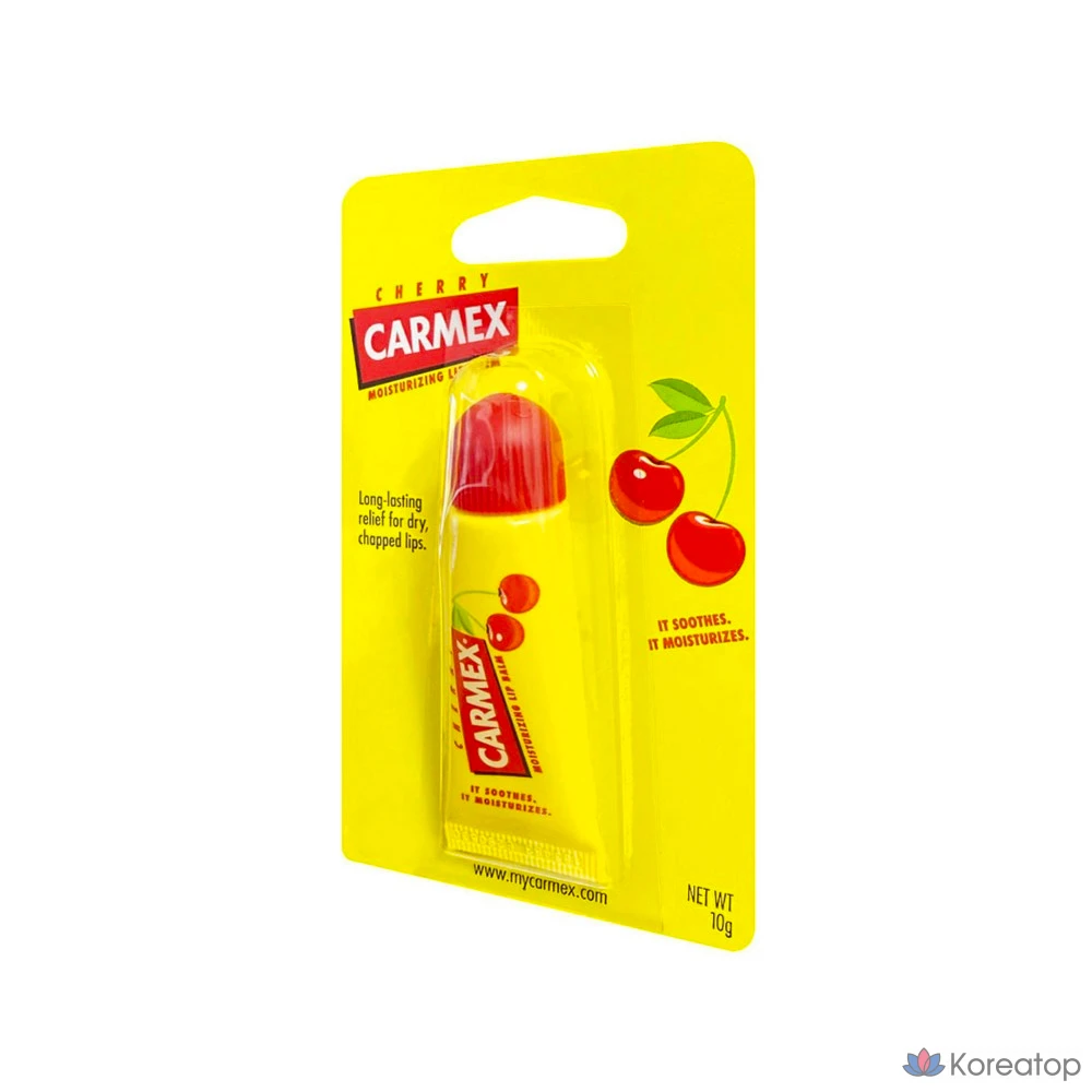 Бальзам для губ Carmex Cherry Tube, 10 г, 1 шт.