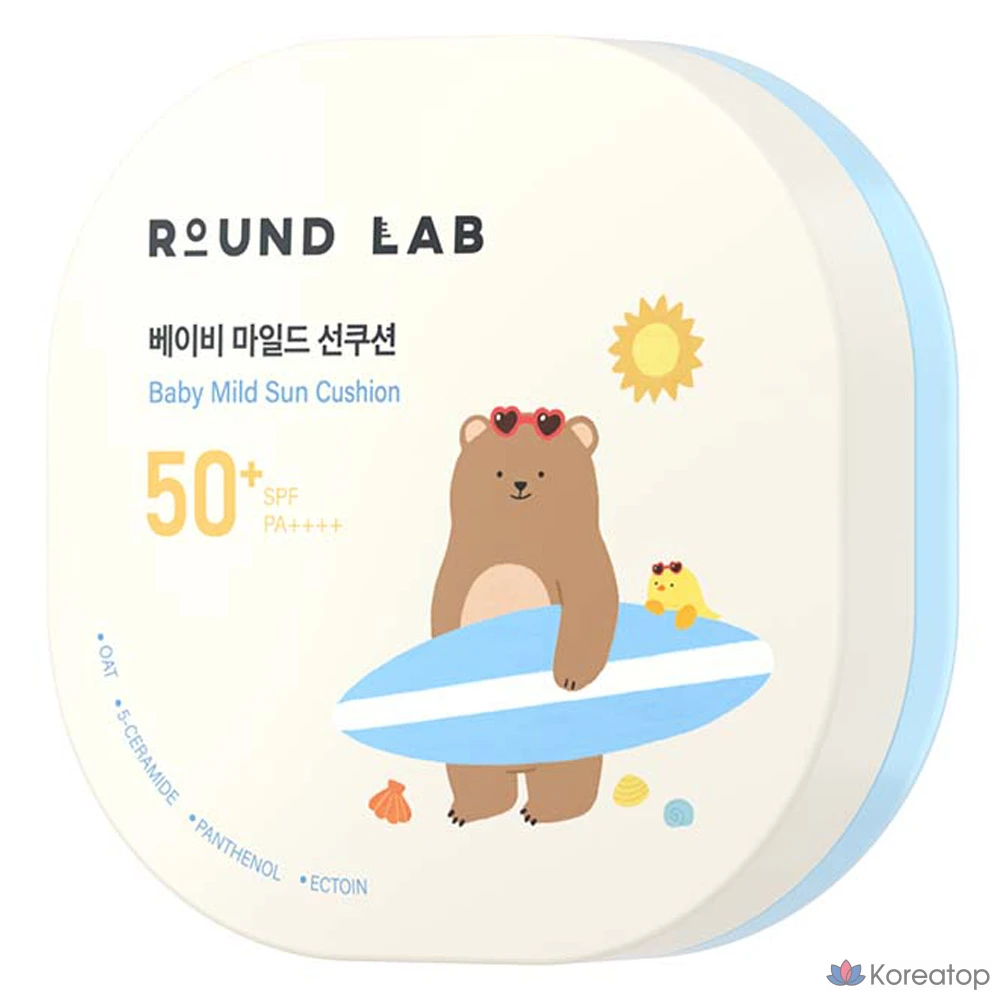 Кушон Round Lab Baby Mild Sun Cushion SPF50+ PA++++, 16 г, 1 шт.